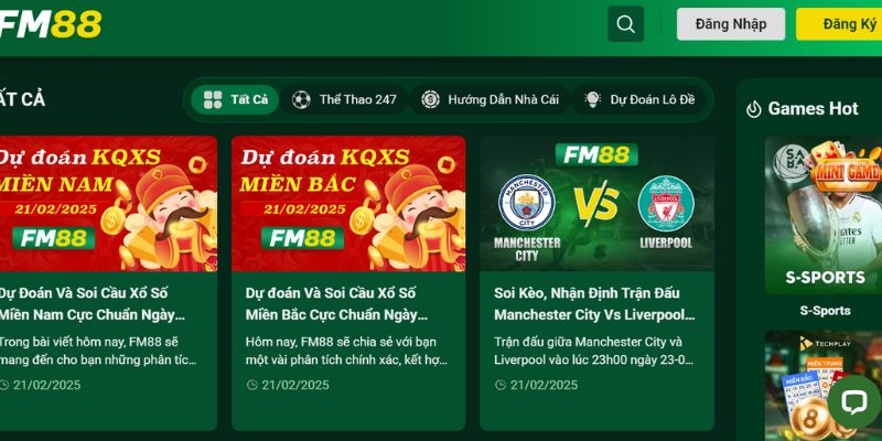 Điều khoản và điều kiện Fm88 mở acc